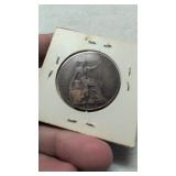 1907 Great Britain One Penny coin