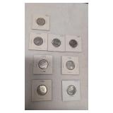 1976-1989 Canadian 25 cent coins