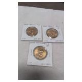3 U.S Presidential Coins