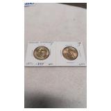 2- 2012 Grover Cleveland Presidential $1 coins