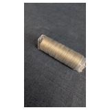 Roll of uncirculated 1992 Canadian Yukon 25-Cent