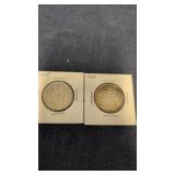 2-1965 Canadian 50-cents coins 80% silver