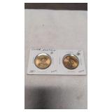 2- 2011 James Garfield Presidential $1 coins
