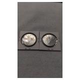 1980 &78  Canadian Voyageur One Dollar coins