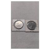 2-1981 Canadian Voyageur One Dollar coins