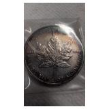 1 oz Canadian Silver Maple Leaf bullion coin