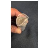 Roll of uncirculated 1992 Canadian 25-cent coin