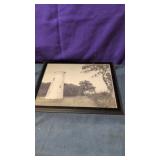 framed vintage photograph at the historic Bois