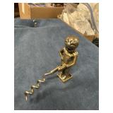 Coated brass cork screw