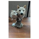 Wolf sculpture