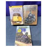 Vintage Train DVD Lot Canada By Rail History of