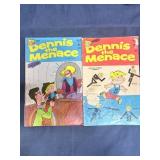Vintage Dennis the Menace Comic Book Lot of 2