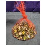 Vintage Glass Catseye Bag of Marbles