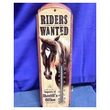 River's Edge Riders Wanted Horse Metal Tin