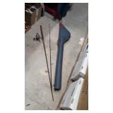Fishing rod case and rod