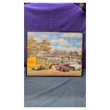 Framed diner print