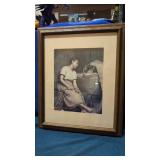 framed print of Mother Love