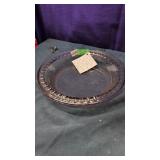 Deep dish anchor Hocking embossed pink pie dish