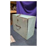 Painted wooden box