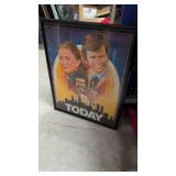 Vtg Today show poster framed