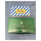 Vintage Cook Islands Commemorative Coin Stamp Set