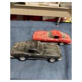 Plastic model cars