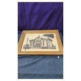 vintage pencil sketch of Windsor's former City