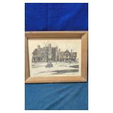 pencil sketch appears to be an original print of