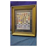 Framed print of motorcycle plates