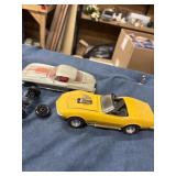 Plastic model cars