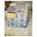 Metal Storage Cabinet With Six Drawers