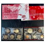 1999 U.S. Mint Uncirculated Coin Set