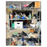 Multi-Shelf Miscellaneous Items Lot