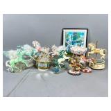 Unicorn and Carousel Figurine Collection
