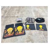 Tweety-Themed Car Floor Mats and Accessories