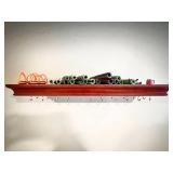 Wall Storage Shelf With Hooks and Accessories