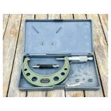 Mitutoyo 3-4 Inch Micrometer in Case