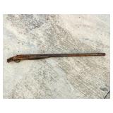 Rustic Double-Barrel Shotgun Frame