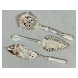 Silver-Plated Decorative Serving Utensils