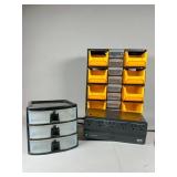 Storage Set With Power Strip and DVD Player