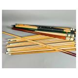 Pool and Snooker Cue Lot