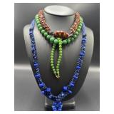 Beaded Multi-Strand Necklace Set
