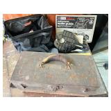 Vintage Tool Collection With Toolboxes