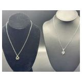 Sterling Silver Necklaces (S925) with Pendants