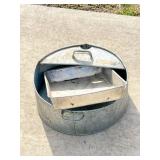 Galvanized Metal Tub with Insert