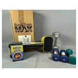 Bun & Thigh Max with Dumbbells Set