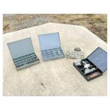 Metal and Plastic Hardware Storage Cases
