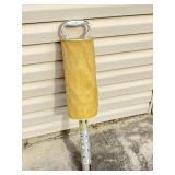 Aluminum and Canvas Golf Ball Shag Bag