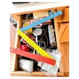 Drawer of Mixed Household Tools and Items