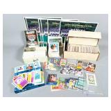 Sports Memorabilia Lot with Trading Cards